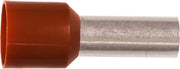 ISO. TERMINALRØR 10MM² L12 BRUN