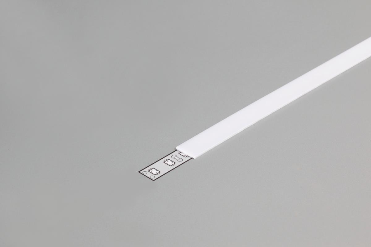 DIOFLEX Afdækning B "slide" opal f/alu profil 2m