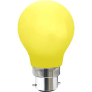 Gul udendørs Ø55 IP20 LED B22 1W 360°