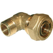 PEX VINKEL 90⁰ 18 x 1/2" M/NIP