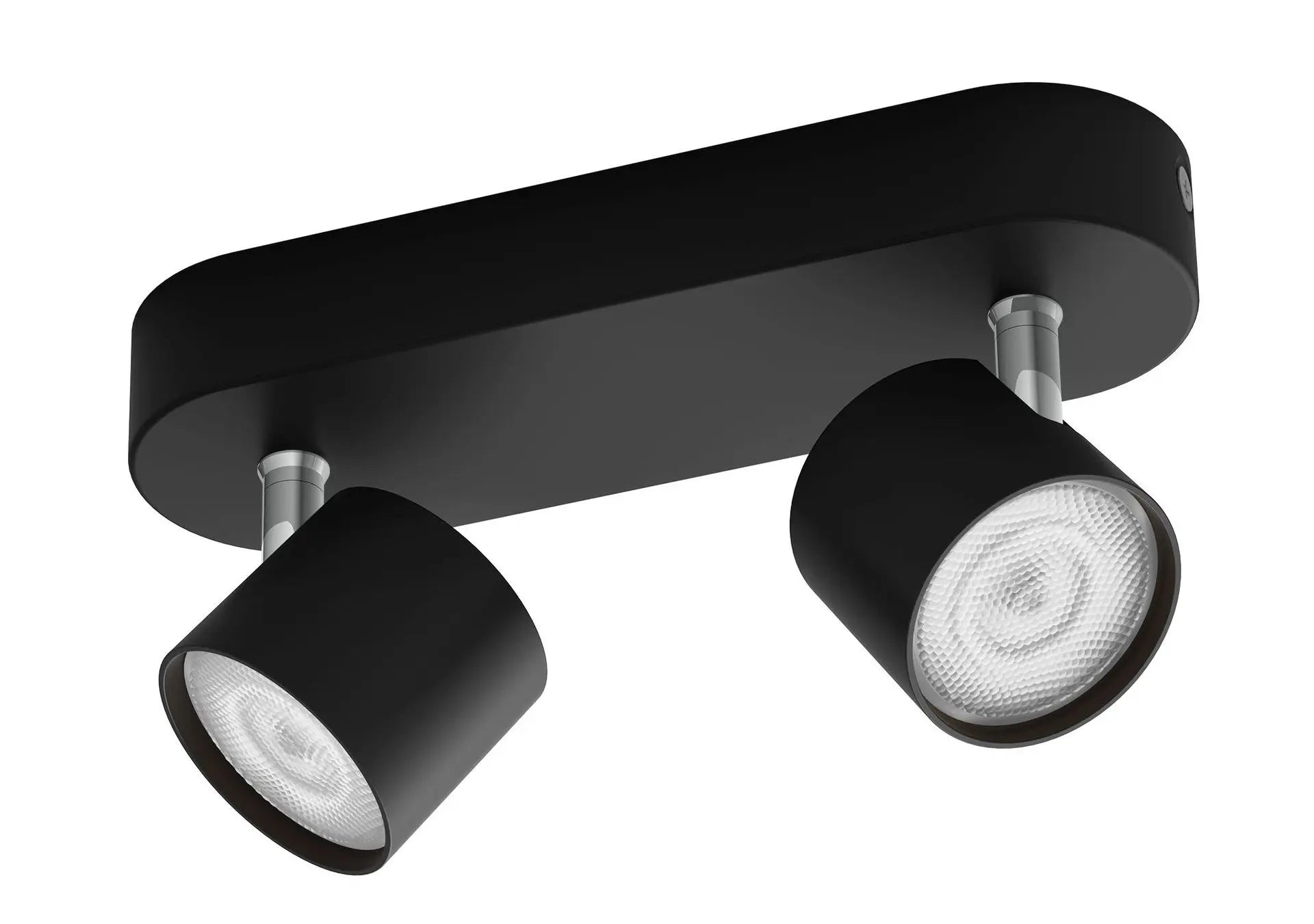 STAR bar/tube black 2x4.5W SELV Dim