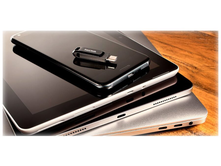 Ultra Dual Drive Go 128GB USB 3.1 Gen 1 USB-C, Sort