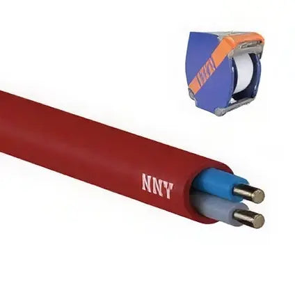 Brandsikkert Kabel NOBURN EQQXB Xtra 1x2x1,0 Rød Spole 100 Kampagnepakke 3033002344