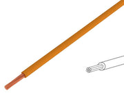 Monteringsledning - H07V-K, 1,5mm², CU, Orange (metervare)