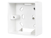 Underlag til 86x86mm vægdåser (int. std.) - Hvid