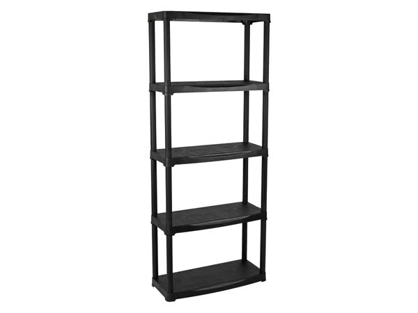 DIY plastreol med 5 hylder - 70 x 30 x 175,5 cm