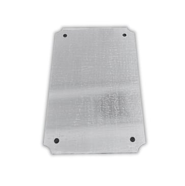 Montageplade stål 161 x 255,5 mm (L x B)