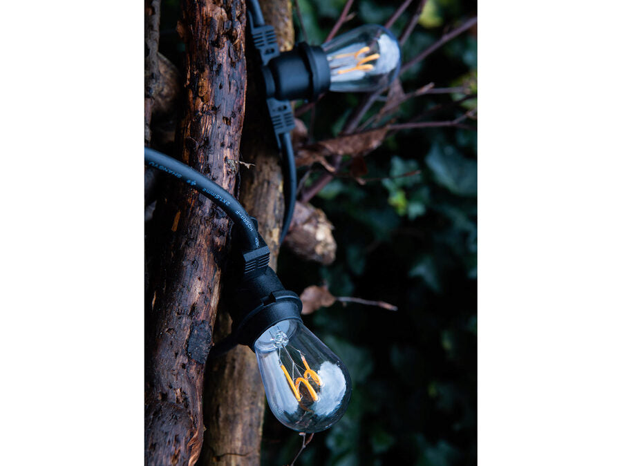 ST45 LED Filament Safe - 2W, E27 Klar slagfast, 2700K