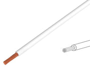 Monteringsledning - H07V-K, 1,5mm², CU, Hvid (metervare)