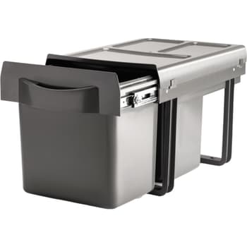 Lavabo Amsterdam affaldssystem 2x16 liter, grå