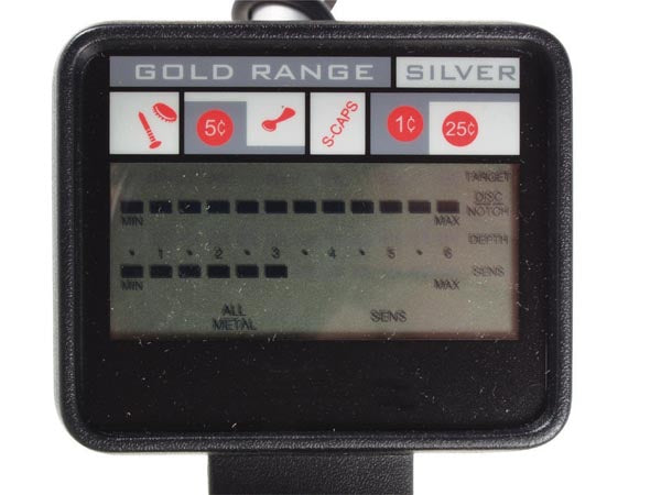 Semiprof. metaldetektor m. LCD display