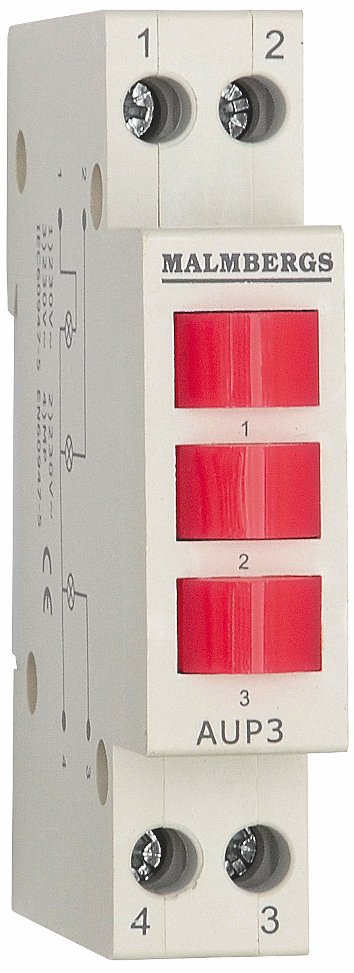 SIGNALLAMPE 3-F 230V L1,L2,L3