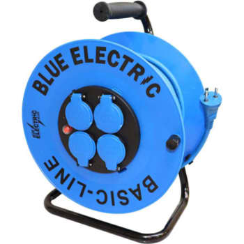 Blue Electric Basicline kabeltromle, 230 V, 40 m