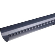 Plastmo tagrende, 10", grafit, 6 meter