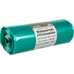 Biobaserede sække LDPE/sukkerrør 51% Grøn PE + 49% Virgin LDPE transparent grøn 70x110cm 100l