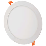 6W LED indbygningspanel - Ø11 cm hul, Ø12 cm mål, 230V - Erstattes 35W, 410lm, RA80