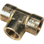 1.1/2" Tee, messing afzinkningsfri