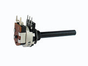 Potmeter - 470kOhm log. m. kontakt (Ø6mm)