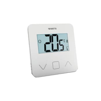 WATTS Vision rumtermostat med LCD og glasfront, trådløs
