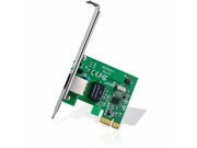 Gigabit PCI express netværkskort - 10/100/1000 Mbps