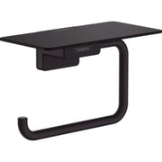 Hansgrohe AddStoris toiletpapirholder m/hylde, mat sort