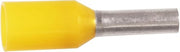 Isoleret ABIKO terminalrør KA1-8ETW 1mm2 L8 Gul