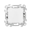 Simon 24 Harmonie 2-polet afbryder 10A hvid