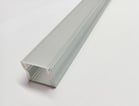 Alu profil 10 med opal cover - 2,5 meter