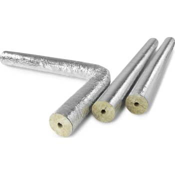 18 x 40 mm Rockwool aluskål m. tape