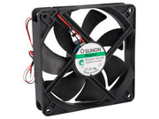 DC blæser - 120x120x25mm 24Vdc / 5W, Vapo, 2 ledn.