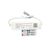 RGBIC WiFi kontroller med fjernbetjening - Til IP67 RGBIC 24V LED strips.