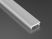 Cover til alu. LED profil, 12mm, Diffus UV best. (2,02m)