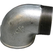 2" galvaniseret vinkel 90° muffe/nippel