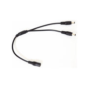 DC kabel splitter - Til sort LED strips, 5V-48V