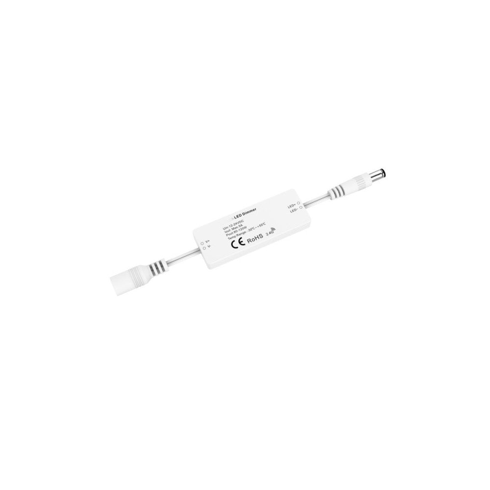 LEDlife rWave mini dæmper - 12V (60W), 24V (120W), med DC stik
Input: 12V-24V
