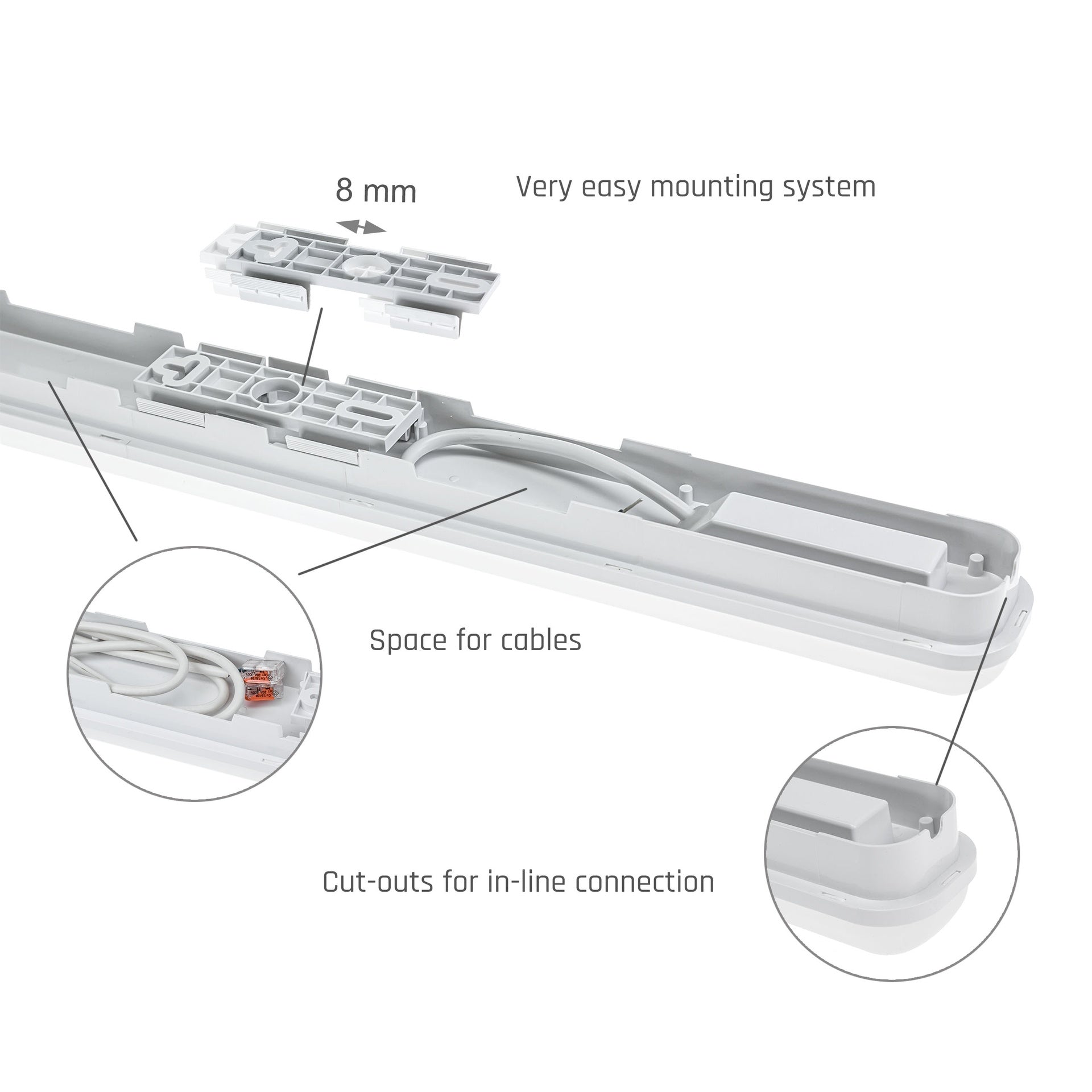 Limea LED 25W armatur 4000K 60cm