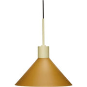 Hübsch crayon lampe ravfarve