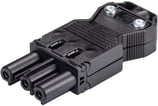 GST18I3 Stik skrue 250V/20A hun 0,75-2,5mm2 Ø=6,5-10,5mm sort 92.731.3053.1