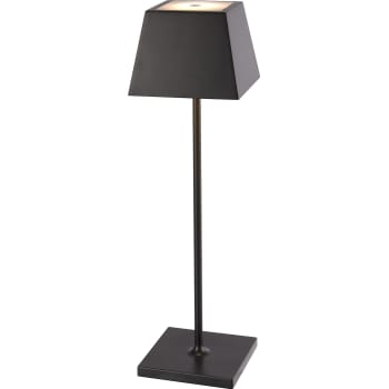 Bordlampe Conexos LED genopladelig trådløs mat sort