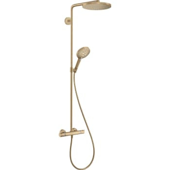 Hansgrohe Raindance Select S Showerpipe 240 PowderRain, børstet bronze