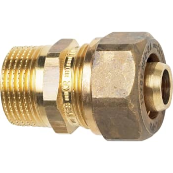1/2" x 18 mm TA Pex overgang nippel