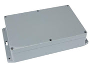 Plastkabinet m. flanger - Mørkegrå, IP65 (171x121x80mm)