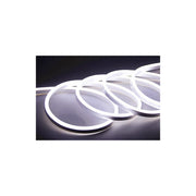 Kold hvid 8x16 CLIP-ON Neon Flex LED Strip - 9W pr. meter, IP67, 230V