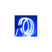 Blå Neon Flex LED Strimmel - 5 meter, 8W/m, Vandtæt IP67, 12V