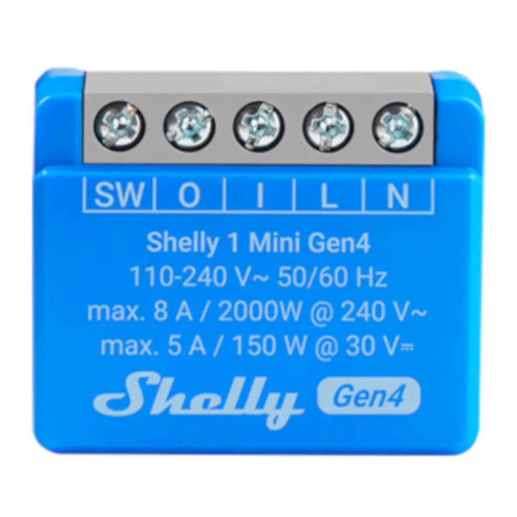 SHELLY 1 MINI GEN4 - WIFI & ZIGBEE RELÆ