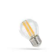 Spectrum 1W LED kronepære - G45, kultråd, ekstra varm hvid, 1800K, E27