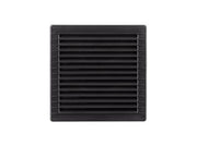 Kvadratisk ventilationsrist - Ø125, 170x170x11,5mm, Grafit