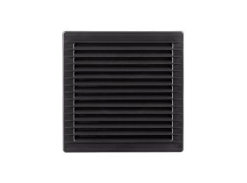 Kvadratisk ventilationsrist - Ø125, 170x170x11,5mm, Grafit