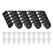 LEDlife Indbygningsspot Inno88 Udendørs 20 stk. - Sort, IP44, 4,5W GU10, 230V, 400lm, Godkendt i Isolering