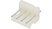 Ledning-til-print fatning, KK 396 - 1x4pol han 3,96mm